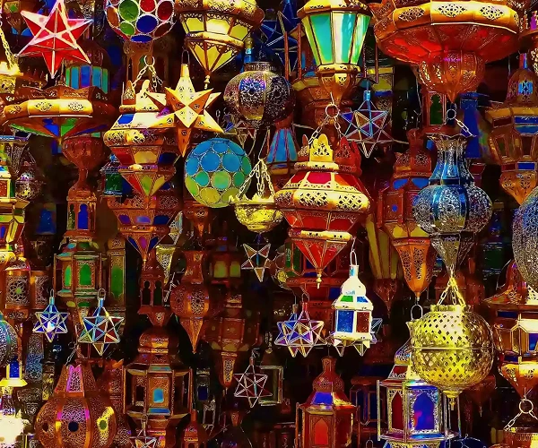 traditionele Marokkaanse kamp op jemaa el fnaa marrakech