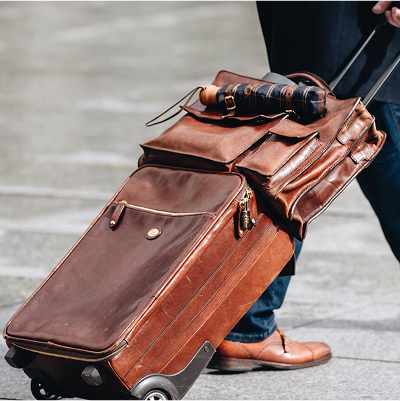 Leather briefcases
