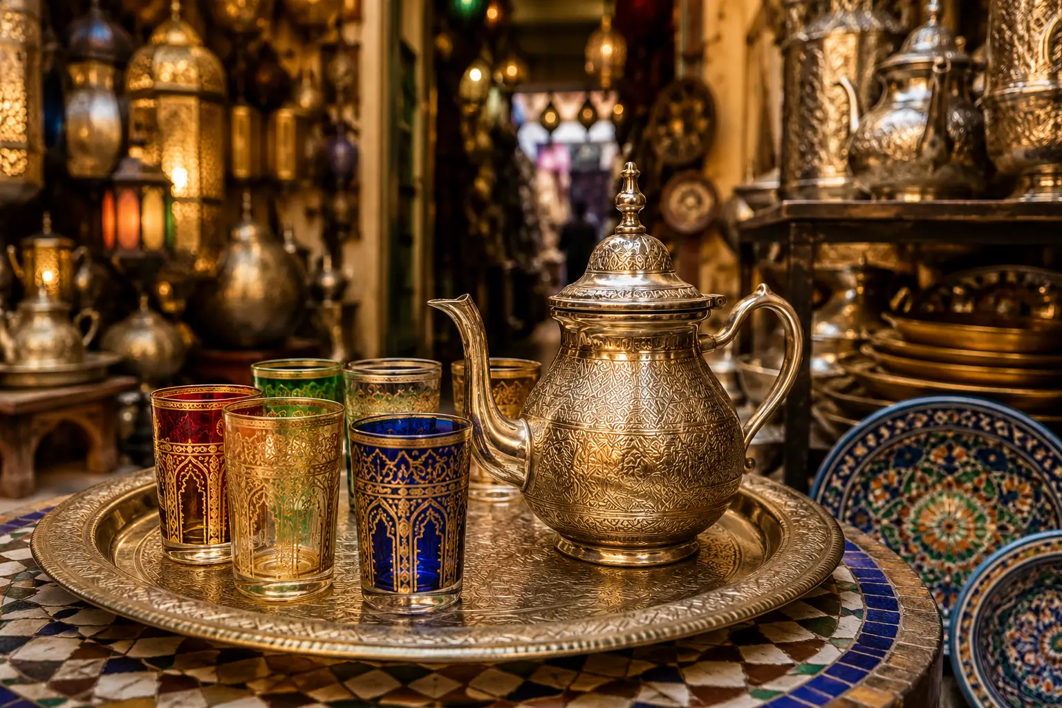 Moroccan Bazaar Teapot Still Life