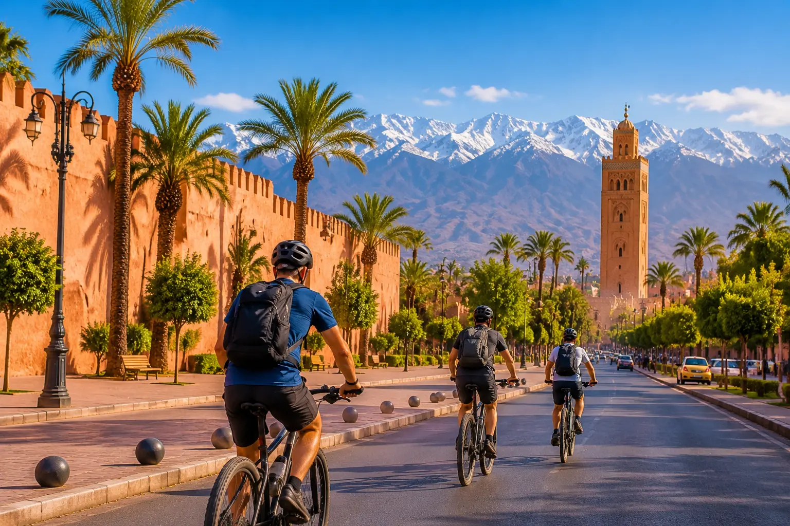 Cycling in Marrakech